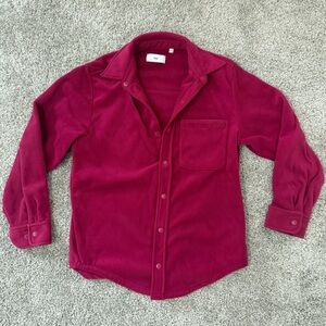 TNA Deep Pink Fleece Jacket
